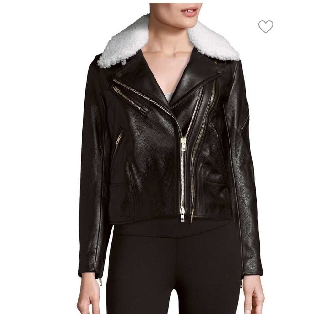 Rag & Bone Minerva Lamb Leather Moto Jacket
